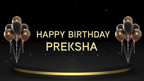 Wish you a very Happy Birthday Preksha