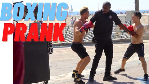 Boxing Prank in the Streets of Los Angeles