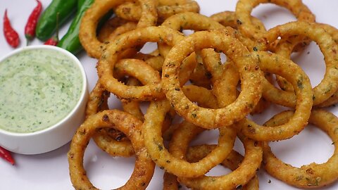 Crispy Potato Rings,Garlic Potato Rings,Potato Snacks By Recipes of the World