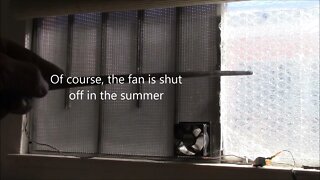 In Window Solar Heater: 6 Year Update