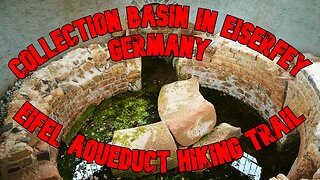 Collection Basin in Eiserfey Germany | Eifel Aqueduct Hiking Trail