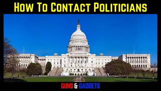 How To Contact Politicians