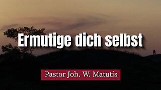 Ermutige dich selbst