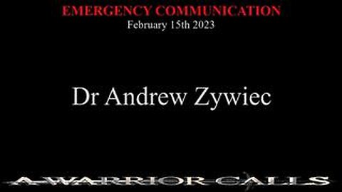 Dr. Andrew Zywiec: Emergency Communication to Danielle Smith