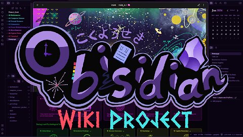 Im building a project wiki with OBSIDIAN APP