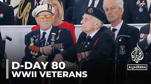World War II veterans honoured on D-Day’s 80th anniversary
