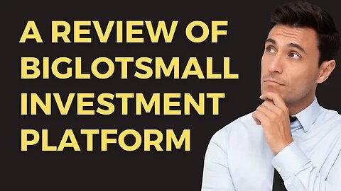 A review of Biglotsmall investment Platform (Watch before investing) #biglotsmall #biglots #hyip