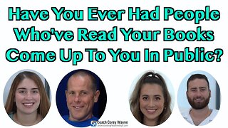 Have You Ever Had People Who've Read Your Books Come Up To You In Public?