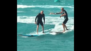 RFK Jr Goes Surfing in Hawaii