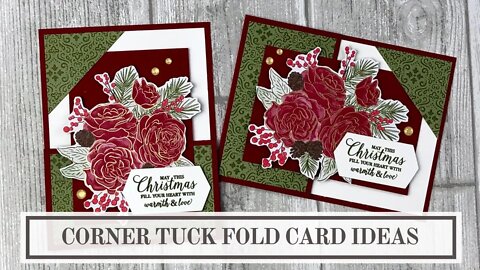 Corner Tuck Fold Card Ideas