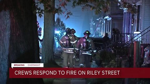 Buffalo Fire Department responds to early morning fire near Riley Ave.