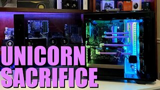 Corsair 500D Custom Loop | Unicorn Sacrifice!