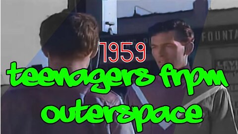 Teenagers from Outer Space (1959) [colourised]