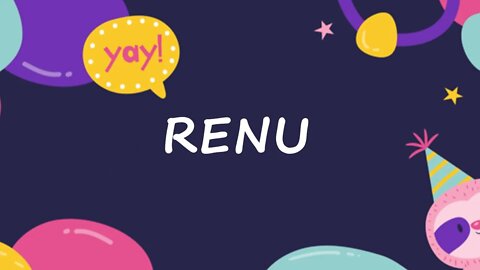 Happy Birthday to Renu - Birthday Wish From Birthday Bash