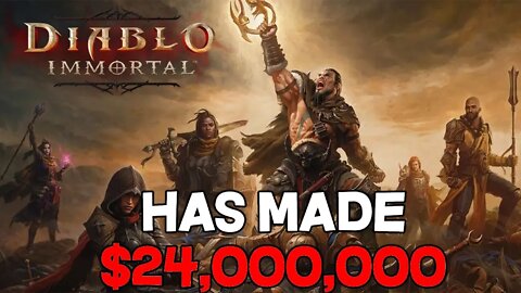 Diablo Immortal Has Made Over 24 Million Dollars!