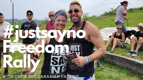 Freedom Rally Sudbury Ontario with Chris Sky