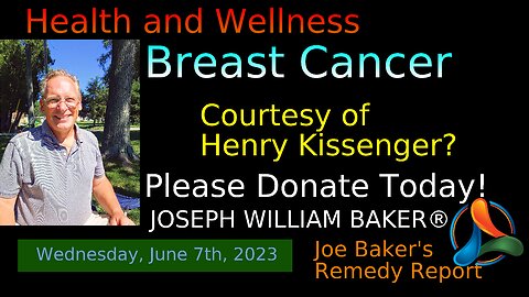 Breast Cancer - courtesy of Henry Kissenger?