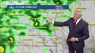 Temps in the 70s Friday with chance for showers in the evening