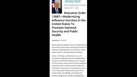 TRUMP EXECUTIVE ORDER 13887????