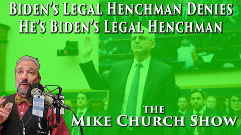 Biden's Legal Henchman Denies He's Biden's Legal Henchman