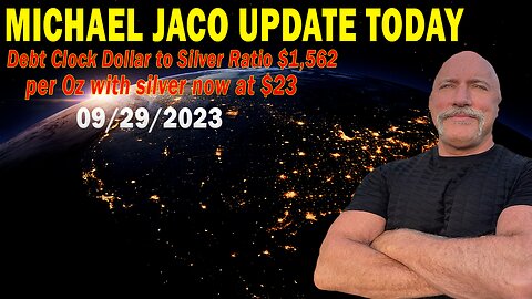 Michael Jaco Update Today: "Debt Clock Dollar To Silver Ratio $1,562 Per Oz With Silver Now At $23"