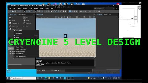 CryEngine 5 Level Design #1 - Showing how I create a level