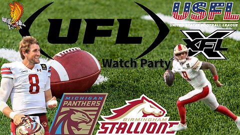 Live UFL Playoffs: Michigan Panthers vs Birmingham Stallions | Expert Commentary & Reaction