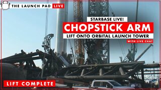 HAPPENING NOW! SpaceX Installs Chopstick Arm onto OLT