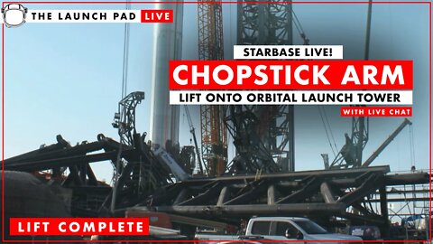 HAPPENING NOW! SpaceX Installs Chopstick Arm onto OLT