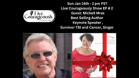 Live Courageously with John Duffy Episode 2 2024 Michelle Mras