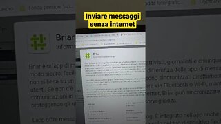 Briar: inviare messaggi senza internet