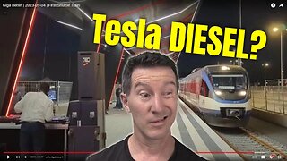 EEVblog 1570 - Tesla DIESEL Electric Train FAIL at Belin Gigafactory