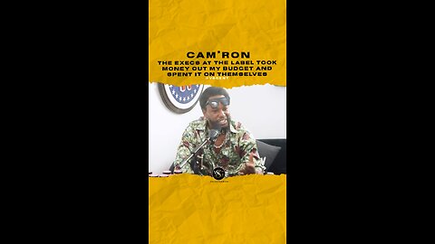 #camron The execs at the label took 💰 out my budget & spent it on themselves. 🎥 @mworthofgame