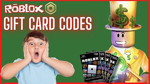 Roblox Gift Card Codes 2023 - (With Proof)