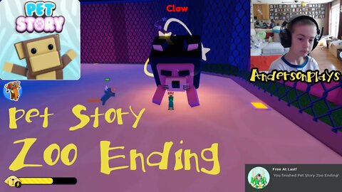 AndersonPlays Roblox [ZOO🐵] Pet Story 🐶 - Zoo Ending Gameplay Walkthrough