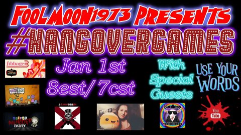 #Hangovergames GameNight 5 Celebrate New Year's Day with Jackbox and Friends