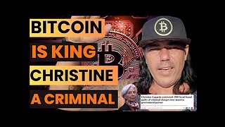 BITCOIN IS KING WHILE CHRISTINE IS A CONVICTED CRIMINAL!!