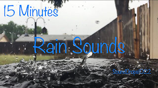 Get On Tracking With 15 Minutes Of Rain Sounds Video