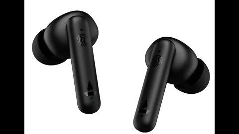 boAts Water Resistance, Smooth Touch Controls Bluetooth Truly Wireless in Ear Earbuds with Mic