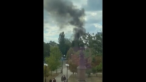 The moment of the explosions: Berdyansk city commander hospitalised after car bomb