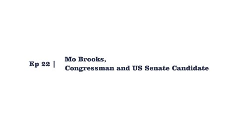 Mo Brooks, Congressman and US Senate hopeful