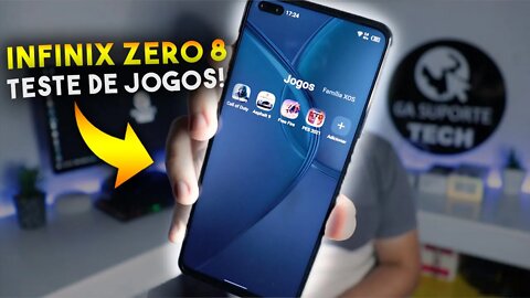 Infinix Zero 8 - Teste de JOGOS! COD Mobile, Asphalt 9, Free Fire e PES 2021 será que roda liso?!