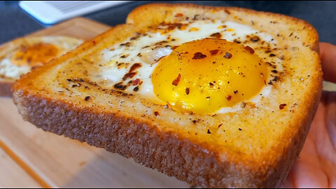 Air Fryer Egg Toast Recipe | How to make Egg Toast in the Air Fryer