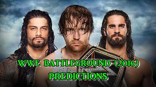 WWE Battleground (2016) WWE Championship Dean Ambrose vs. Roman Reigns vs. Seth Rollins Predictions