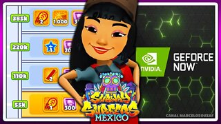 Subway Surfers Mexico Halloween 2021 | GeForce Now Chegou no Brasil | Recorde com Parkour Rin