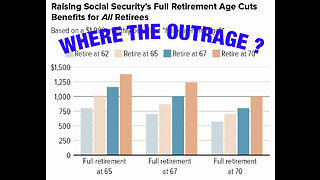 Age 70 : NO OUTRAGE Retirement age in American