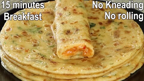 15 Minutes Breakfast with Onion | Easy breakfast idea | Onion Crepe recipe