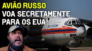 Avião russo voa secretamente para os EUA