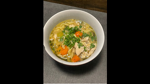 CHICKEN NOODLE Soup from Scratch: Perfect When You're SICK