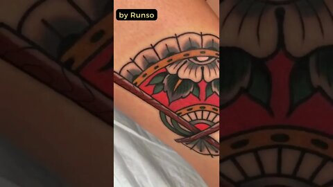 Stunning work by Runso #shorts #tattoos #inked #youtubeshorts